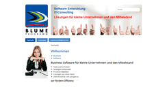 Desktop Screenshot of blume-programm.de